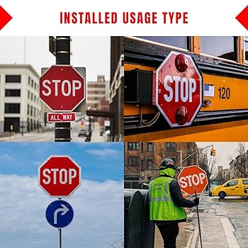 Stop Sign Street Road Sign 18 x 18. A Real Sign. 10 Year 3M